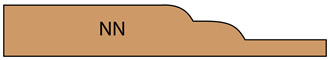 cross section of Center Panel NN